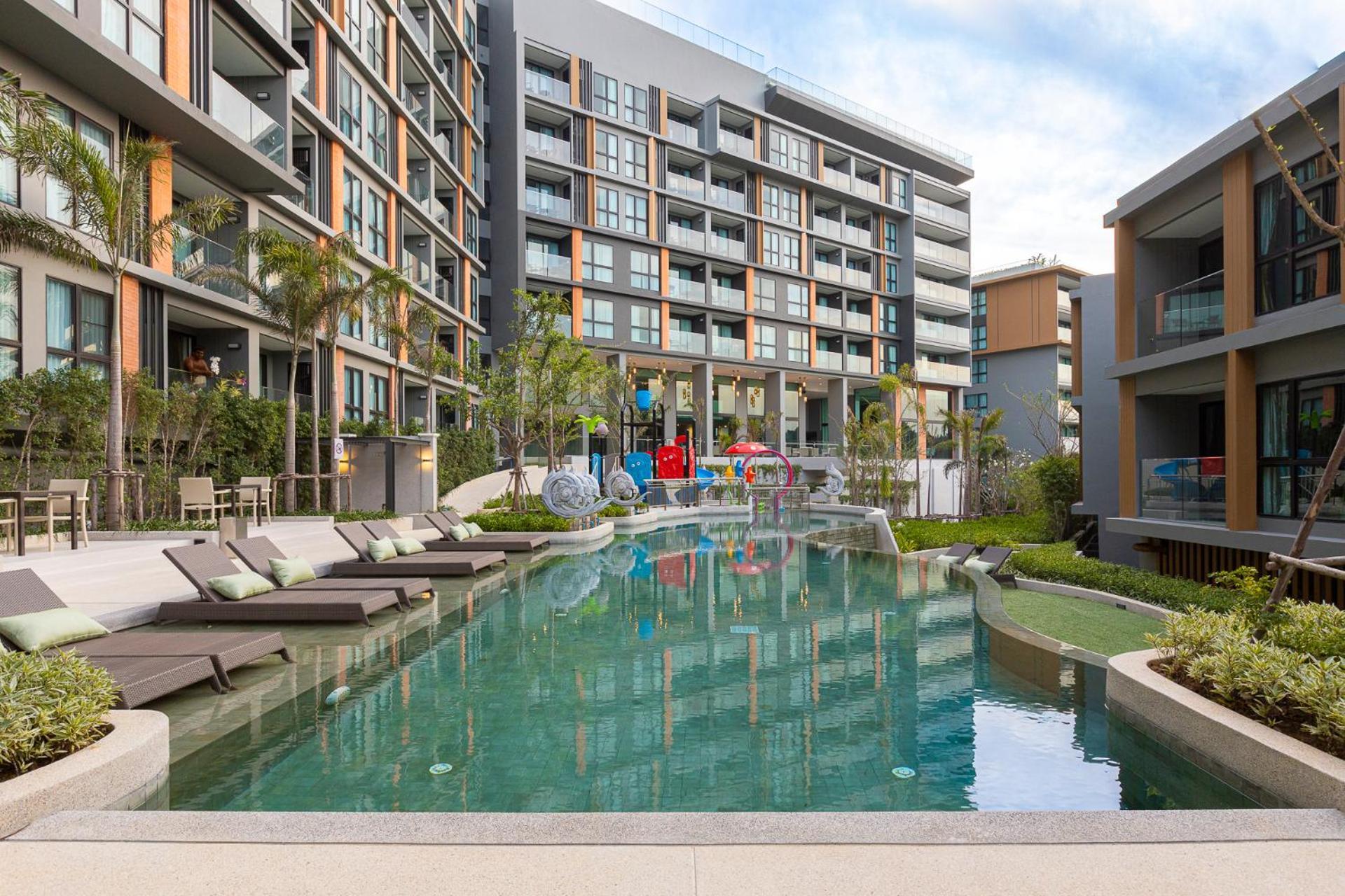 Sea View 1-Br 36 M2 Panora Surin By Holy Cow Apartment Luaran gambar