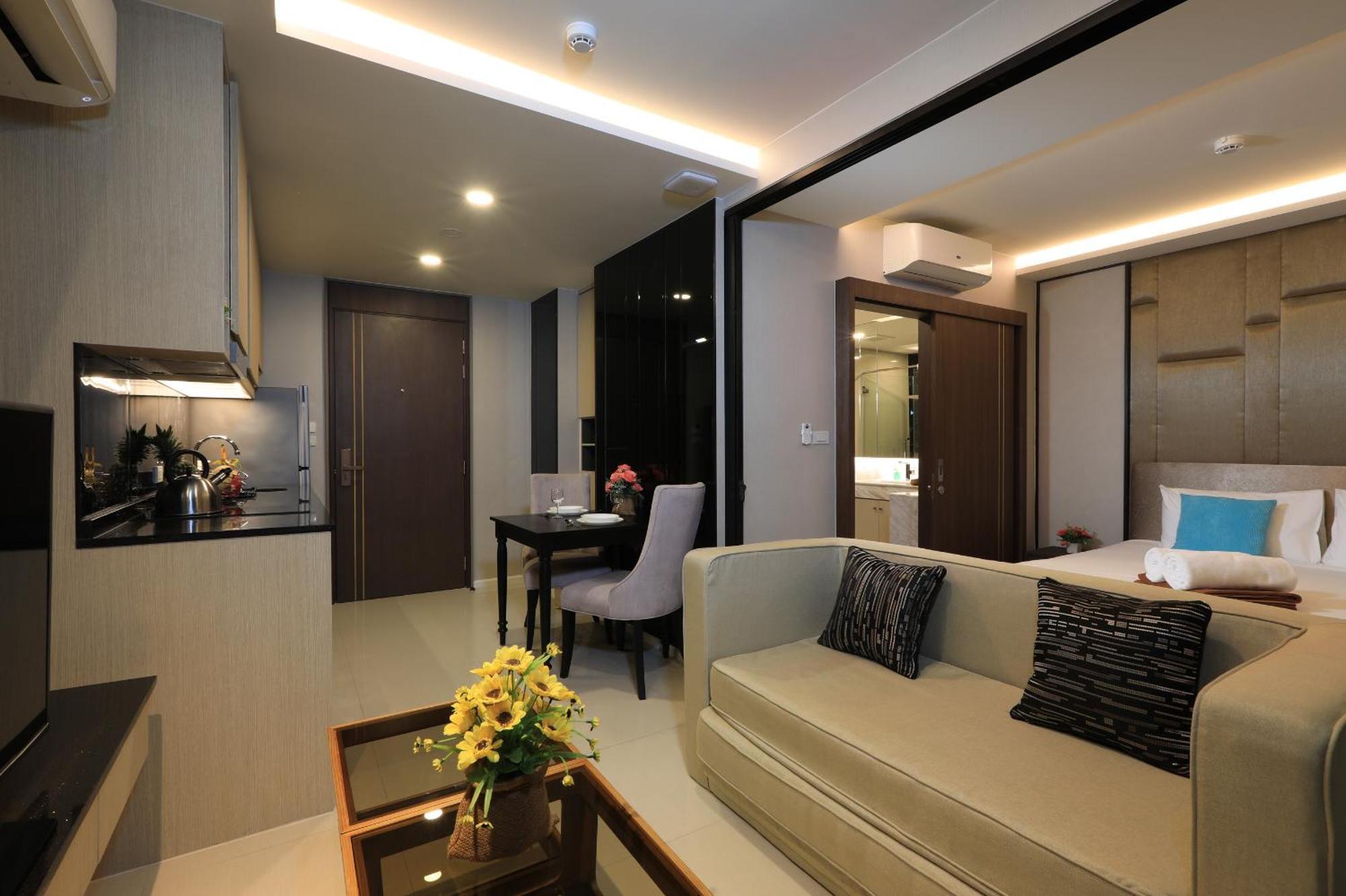 Sea View 1-Br 36 M2 Panora Surin By Holy Cow Apartment Luaran gambar
